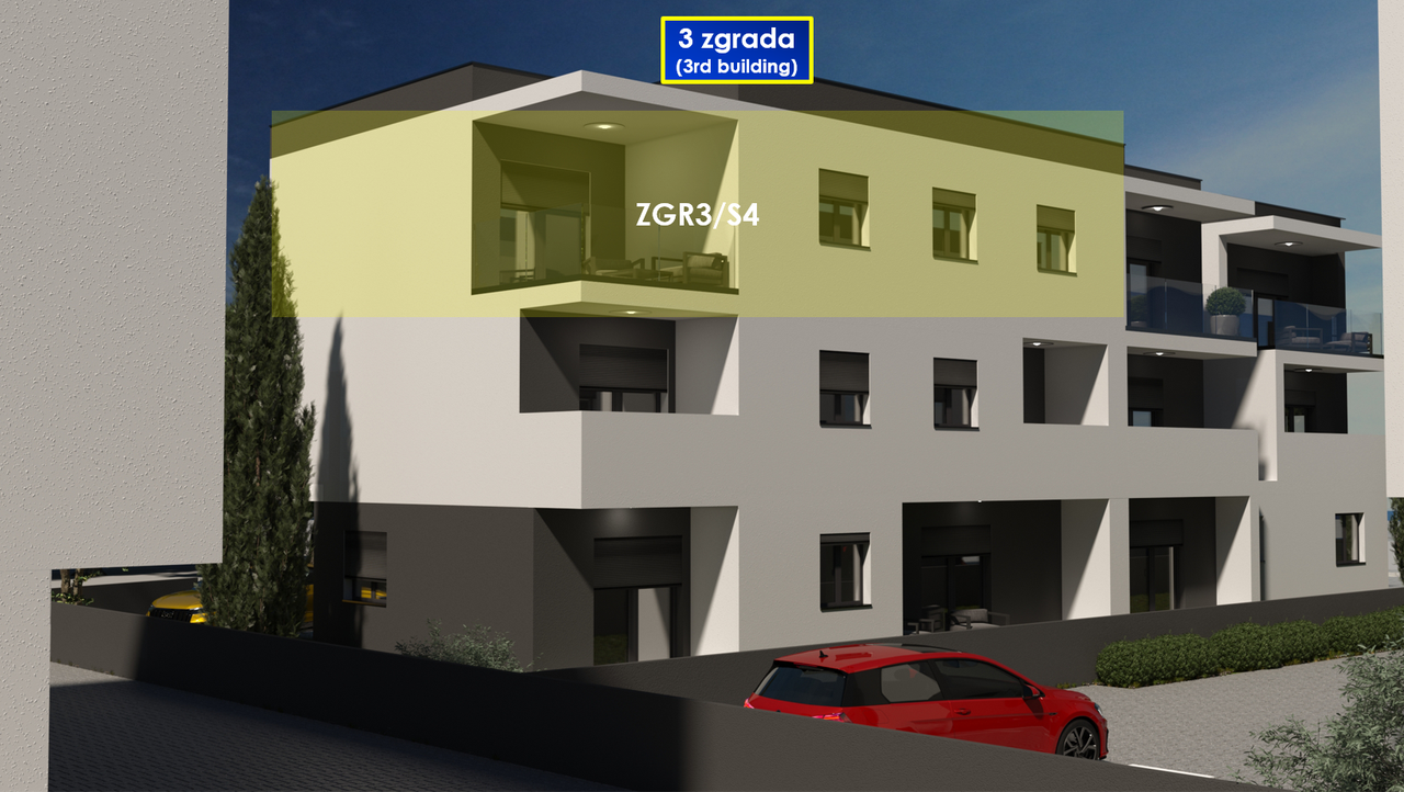 A spacious 96 m2 penthouse for sale in Veli Vrh-Paganor!