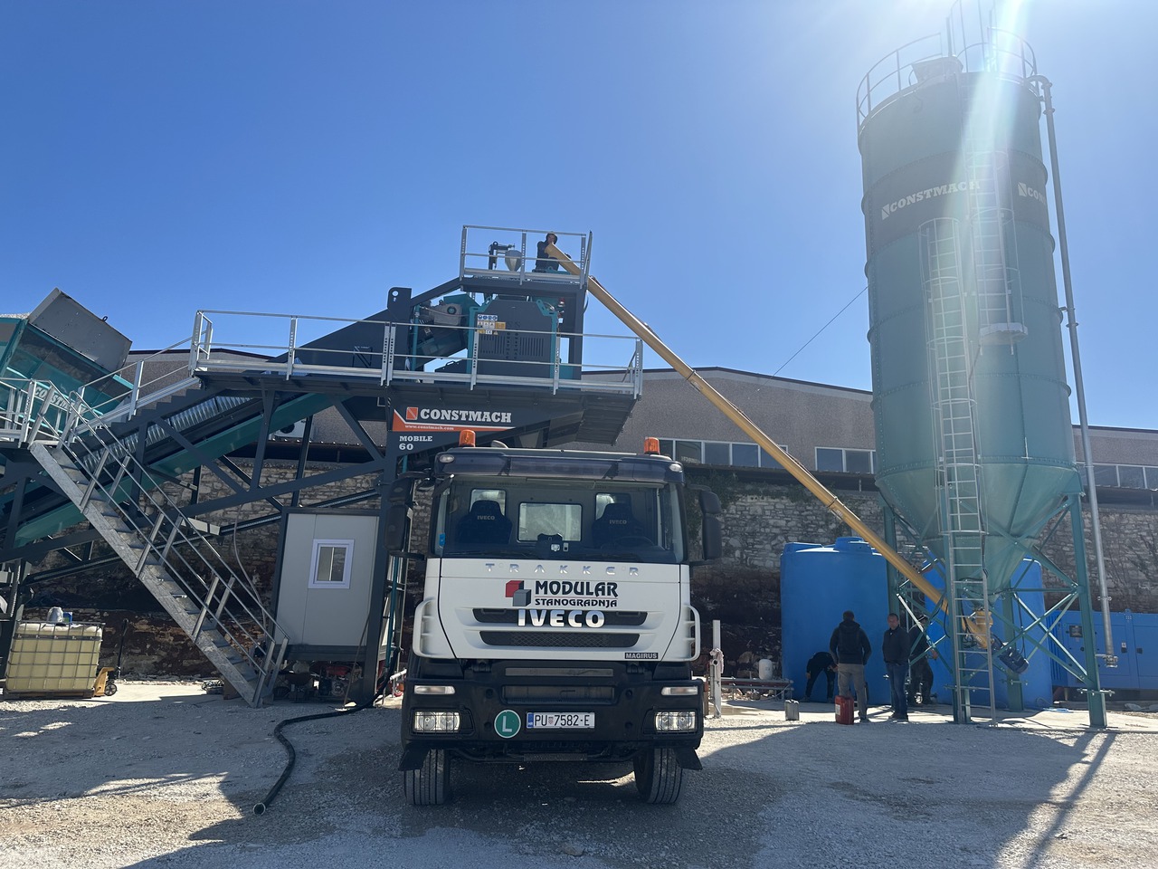 The new automatic concrete batching plant of the company MODULAR STANOGRADNJA with a working capacity of 60 m3/h will soon be in operation!