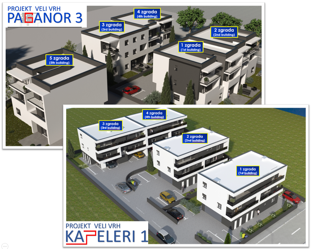 Only five apartments left for reservation at the Veli Vrh location (Paganor and Kapeleri!)