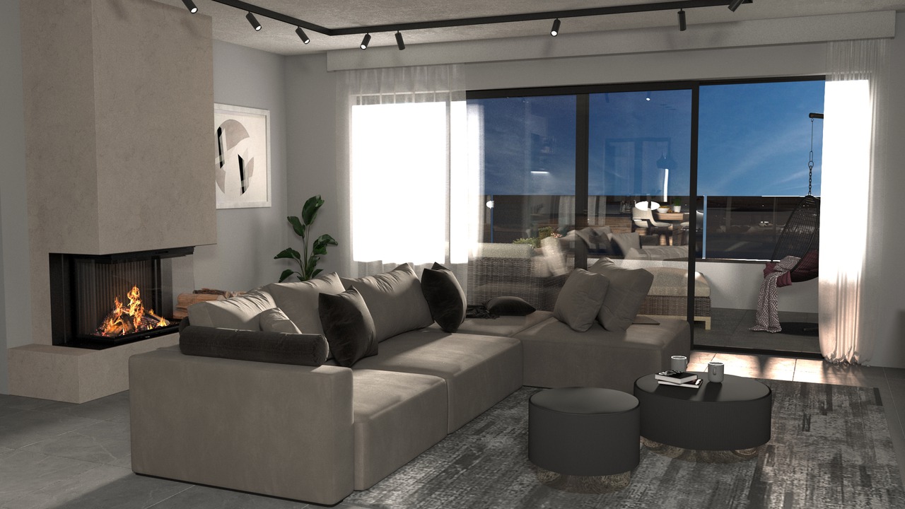 For sale are two luxurious and stylishly decorated three-bedroom penthouses on Veli Vrh (Kapeleri)!