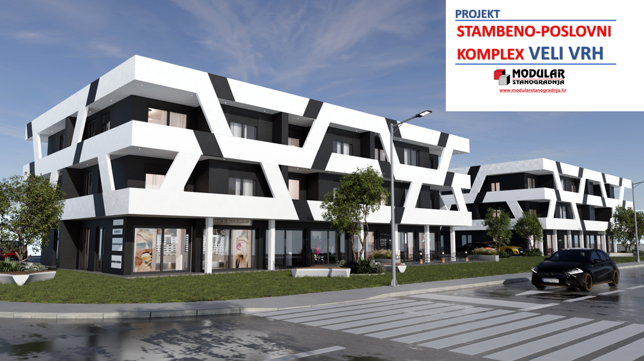 A new large project for the construction of apartments and business premises in Pula on Veli Vrh will soon be offered!